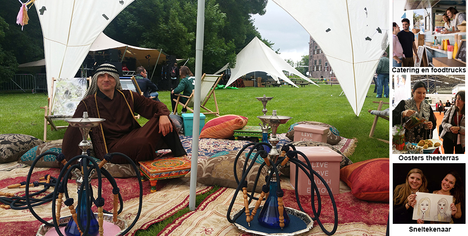 Shisha tent stand lounge
